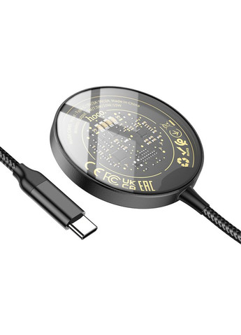 Бездротова зарядка 3в1 CW45 Discovery Edition 3-in-1 magnetic Чорний Hoco (337350846)