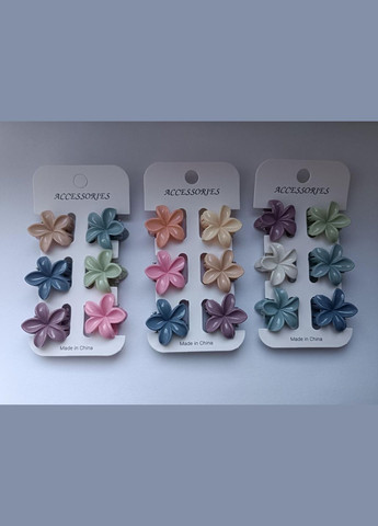 Маленький гавайский цветок для волос планшетке 6 шт No Brand (344547738)