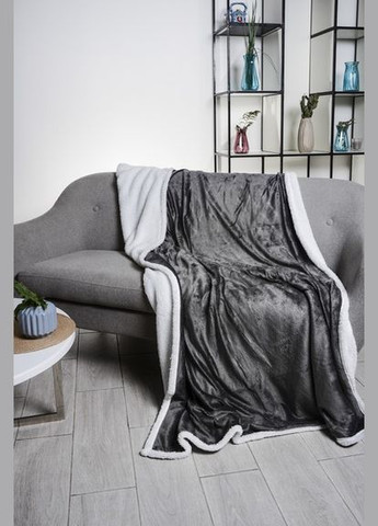 Одеяло демисезонное евро полиэстер Plush hugs Graphite (1224К) Soho (280945805)