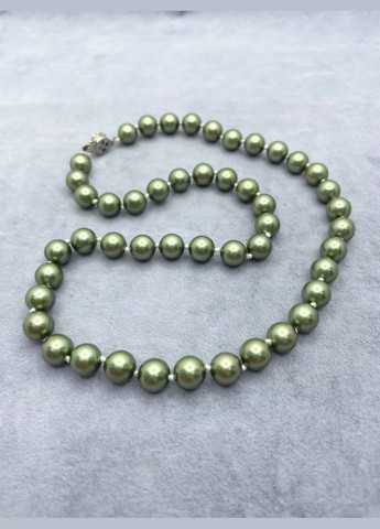 Бусы Майорка 8 мм 45 см зеленые No Brand (305836871)