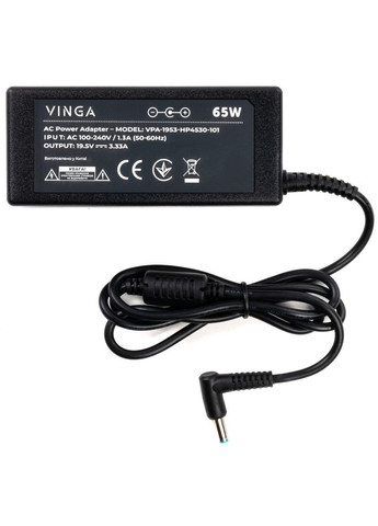 Блок живлення до ноутбуку HP 65W 19.5V 3.33А 4.5*3.0 (VPA-1953-HP4530-101) Vinga (372613845)