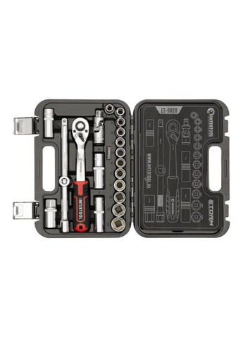 Набор инструмента 1/2" 20 ед. Storm (ET-8020) Intertool (342122261)