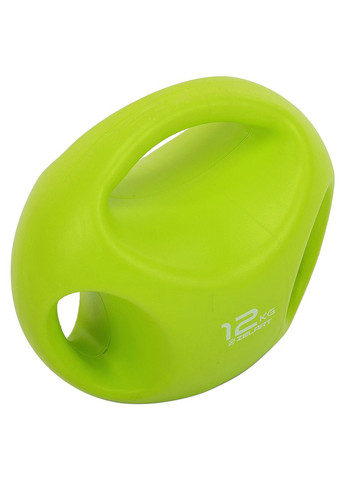 Гиря цільна пластикова PE з потрійним хватом TA-2670-12 12кг (наповнення цемент, ) MD2223 Zelart (361435214)