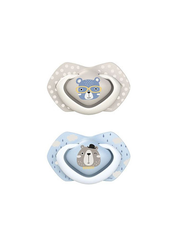 Пустушка силіконова симетрична колір різнокольоровий ЦБ-00237730 Canpol Babies (279302992)