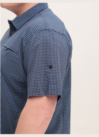 Темно-синяя повседневный рубашка в клетку Bagarda