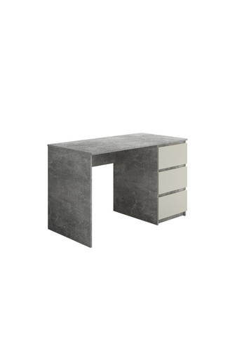Письмовий стіл Kade-1 3 шухляди 100х50х75 см Ательє світлий/Білі фасади МОМЕБ (291882979)