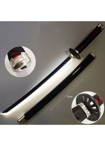 Іграшкова катана що світиться LED меч клинок розсікаючий демонів танжиро вбивця демонів 104 см No Brand (331172637)