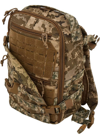 Рюкзак Warrior Spirit штурмовой с клапаном для шлема Пиксель No Brand (316437462)