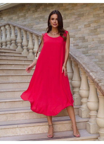 Красное повседневный платье issa pus 14783 красный ISSA PLUS