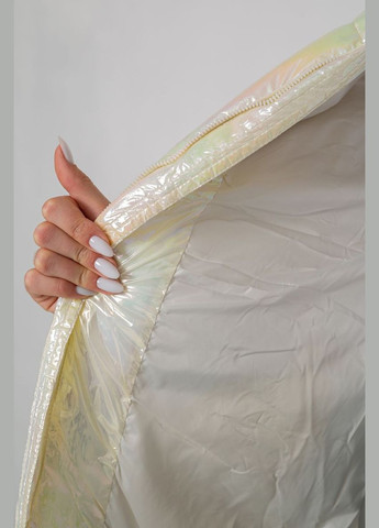 Светло-бежевая демисезонная куртка женская демисезонная плащевка,, Ager