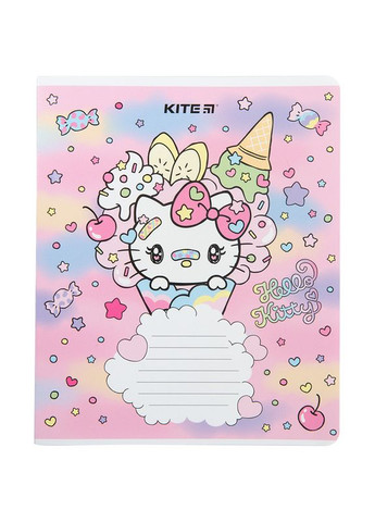 Набор школьных тетрадей 18 листов, линия, Hello Kitty (20 штук) hk23237 Kite (280916127)