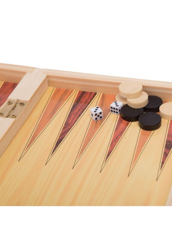 Шахи, шашки, нарді 3 в 1 дерев'яні з магнітом SP-ZC029A (фігури-дерево, розчин дошки 29см x 29см) (ZC029A) SP-Sport (361436152)