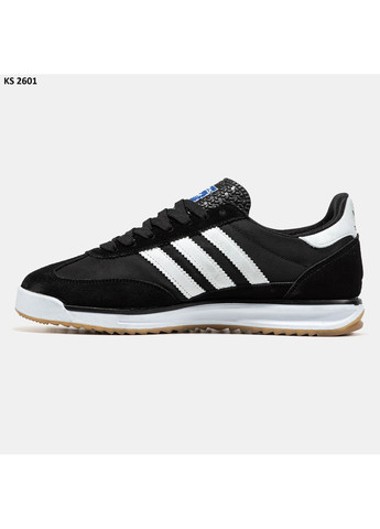 КРОССОВКИ ЖЕНСКИЕ ADIDAS SL 72 BLACK WHITE АДИДАС СЛ 72 No Brand чёрные демисезоны (368858142)
