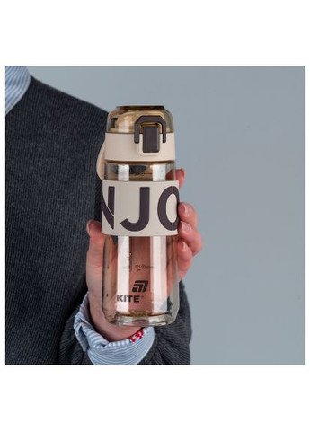 Пляшка для води (K25-1232-3) Kite 550 мл коричнева (370014873)