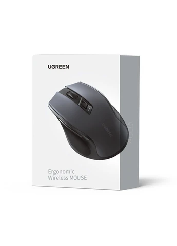 Маніпулятор миша бездротова MU006 Ergonomic Wireless Mouse Red Ugreen (391038617)