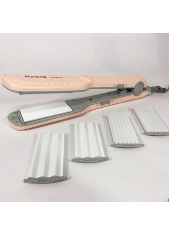 Плойка гофре для волосся MG-175P випрямляч з 4 насадками для неслухняного волосся Magio (350936798)