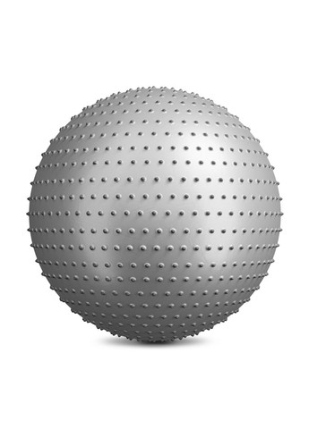 Фітбол масажний 65см сріблястий + насос Hop-Sport (361952176)