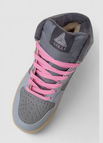 Кроссовки женские зимние на меху, цвет, 248RH1060 Ager серо-голубые всесезоны (351732445)