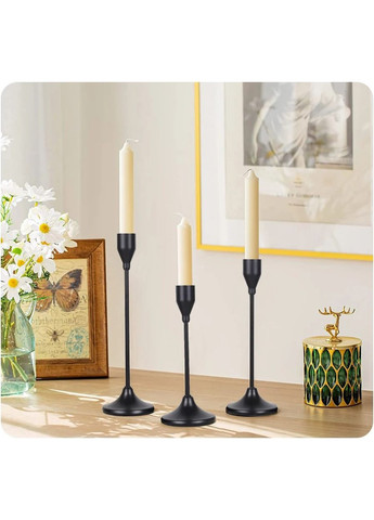 Набор стильных минималистических подсвечников из трех штук No Brand (314523602)