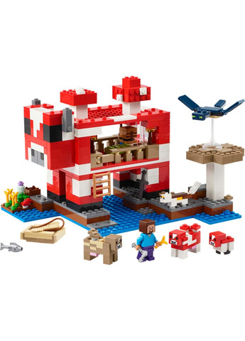 Конструктор Minecraft Грибной дом 500 деталей (21270) Lego (331296722)