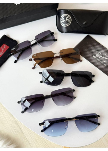Очки мужские Ray Ban собраны без болтов. Солнцезащитные очки с поликарбонатной линзой No Brand (370975785)