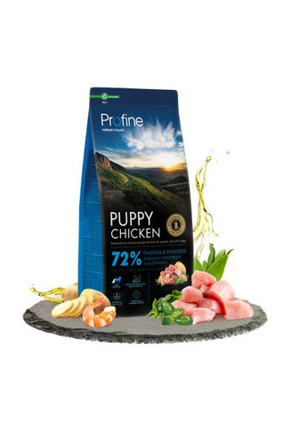 Корм сухий Puppy Chicken and Potatoes для цуценят та юніорів всіх порід, з куркою та картоплею, 12 кг Profine (334372425)