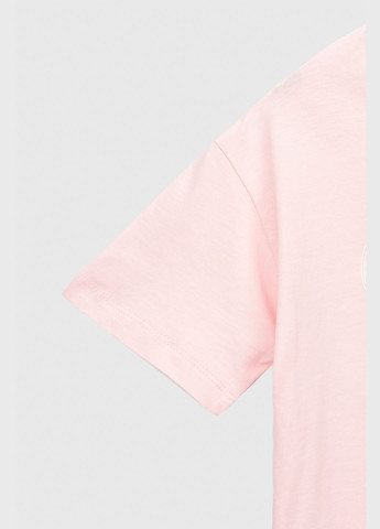 Розовая летняя футболка First Kids