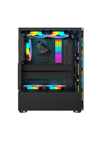 Корпус (m490736) 1STPLAYER V2-A-BK-4F1 (369036157)