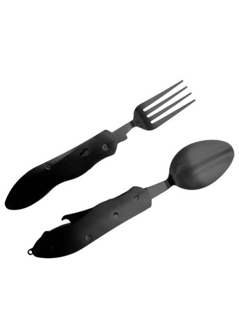 Мультитул Tourist Essentials 4 в 1 Туристический Комплект Черный JB Tacticals (342966789)