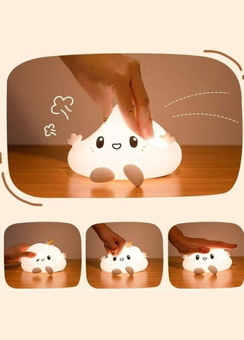 Світильник акумуляторний LED Losso Малюк хмара для дітей білий (2078062611) No Brand (328261741)