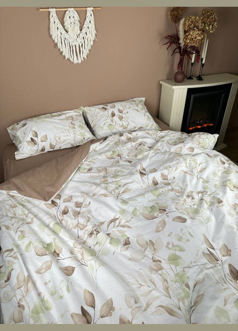 Комплект постельного белья евро Ранфорс 00033 Freshery 0003325 No Brand (346055540)