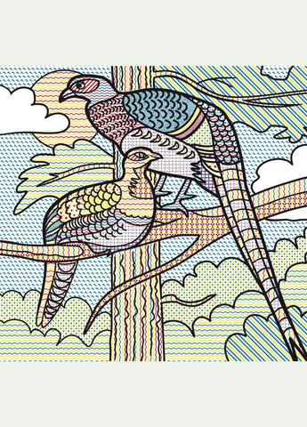 Водные раскраски "Птицы" (укр) Crystal Book (F00025264) No Brand (362438437)