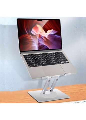Подставка для ноутбука SD-60 Swivel серебристая (52012) Coteetci (352507008)