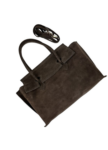 Жіноча стильна повсякденна сумка класична з натуральної замші Italy RoyalBag F-IT-76125 (314083810)