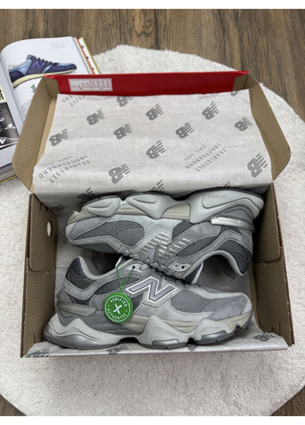 Серые демисезонные кроссовки мужские new balance 9060 grey нью беланс 9060 No Brand