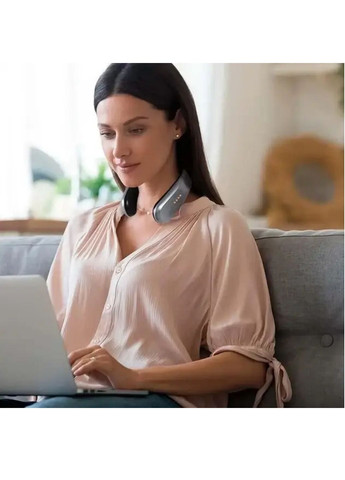 Портативная переносная грелка для шеи USB ABS Пластик Серая More Handy Heater (303777007)