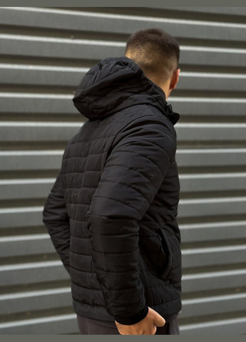 Черная демисезонная демисезонная куртка карта украины Vakko