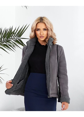 Женская теплая дубленка из искусственного меха (ll06480091) LadyLike (365729501)