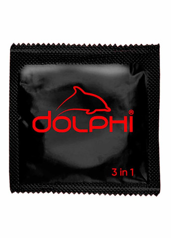 Презервативи Долфі 3в1 ребристо-точкові 3шт Dolphi 3 in 1 3шт (301940882)