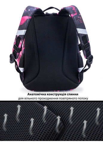 Ортопедический рюкзак для девочки с Котиком 38х28х16 см для 1-4 класса (160-2) School Standard (294181441)
