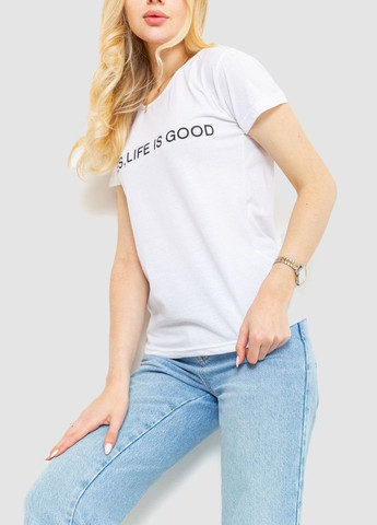 Футболка женская с принтом, цвет красный, Ager - (279537341)