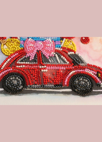 Набор для вышивки бисером на натуральном холсте Машина подарков AMB072 Abris Art (354827940)