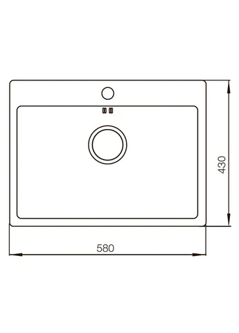 Мийка Чорна MX5843-200x1.0-PVD (MX0576) Mixxus (388587351)
