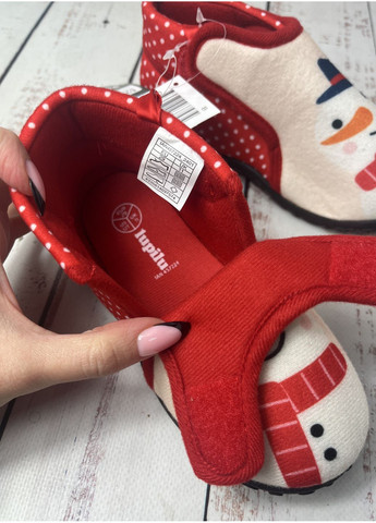 Красные тапочки детские красный (1071) Lupilu