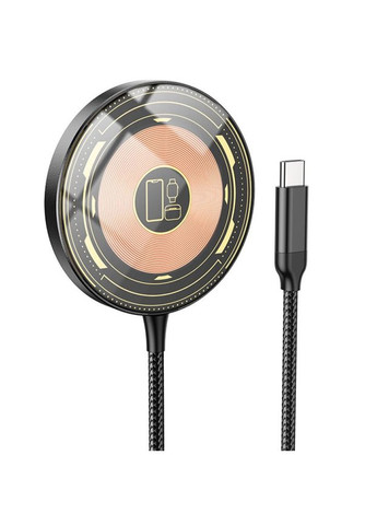 Бездротова зарядка 3в1 CW45 Discovery Edition 3-in-1 magnetic Чорний Hoco (337350846)
