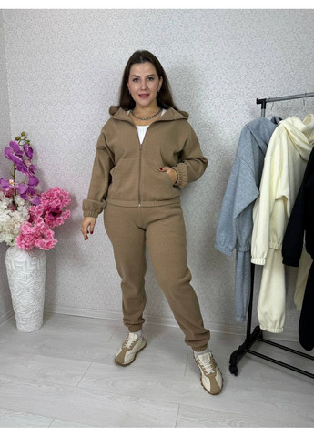 Теплый костюм-двойка из турецкой ангоры в рубчик — ЗАМЕРЫ В ОПИСАНИИ Vione (368880901)