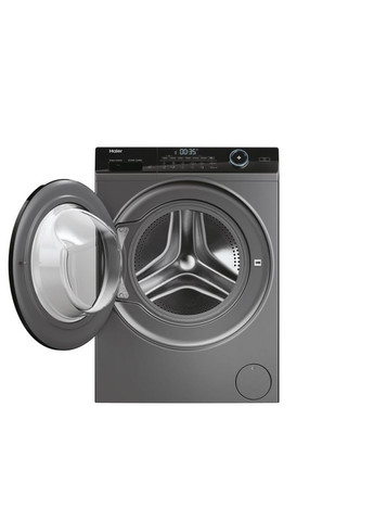 Стирально-сушильная машина фронтальная, 8(5)кг, 1400, A, 46см, дисплей, пара, инвертор, люк черный, прямой привод, серебристый Haier (315143868)