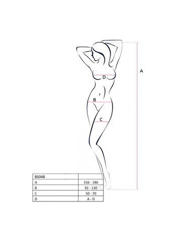 Бодистокинг BS048, розмір універсальний, чорний (PBS048B) Passion (316472319)