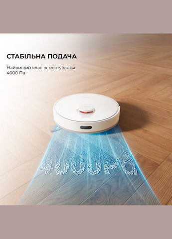 Робот-пылесос с влажной уборкой D9 MAX White Dreame (323000783)