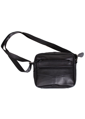 Чоловіча шкіряна сумка SW275 чорна No Brand (370848165)